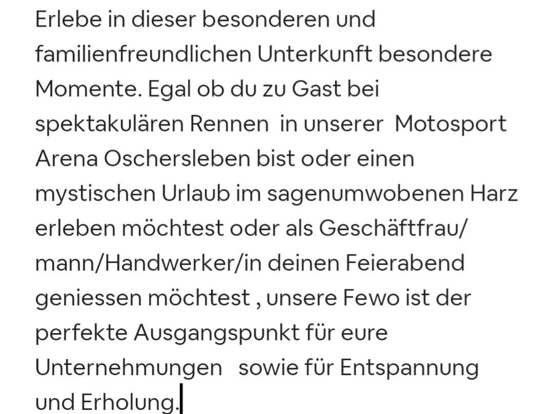 Fewo Am Grossen Bruch Oschersleben Buitenkant foto